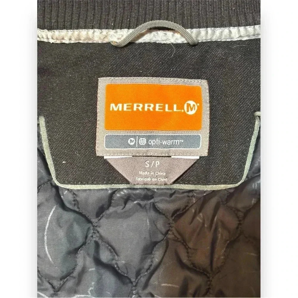 Merrell Women’s Opti-Warm Toggle Closure Black Sm Hooded Mid Length Duffel Coat - Picture 11 of 16
